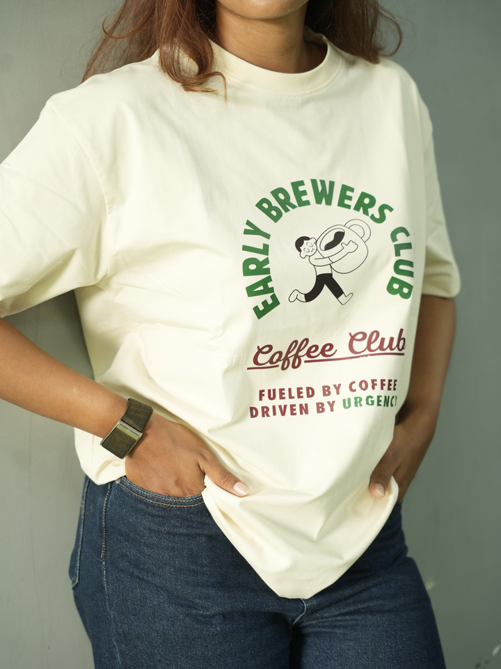 Coffee Club - Urgency Oversized Unisex T-Shirt