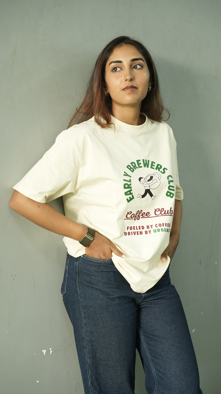 Coffee Club - Urgency Oversized Unisex T-Shirt