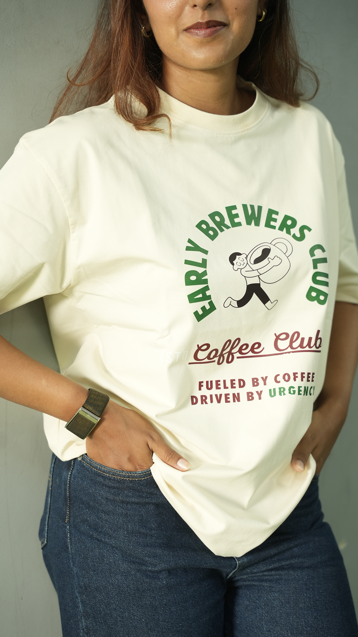 Coffee Club - Urgency Oversized Unisex T-Shirt